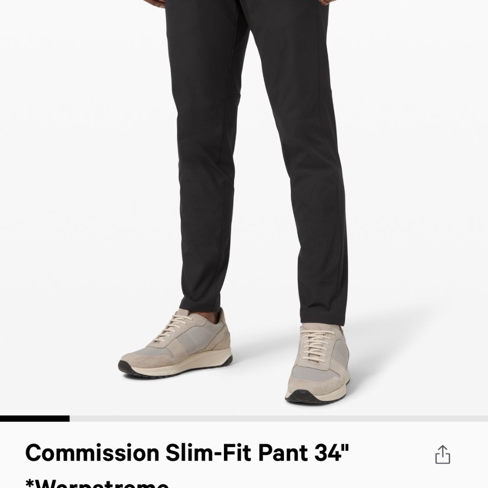 Commission Slim-Fit Pant 33"  Warpstreme